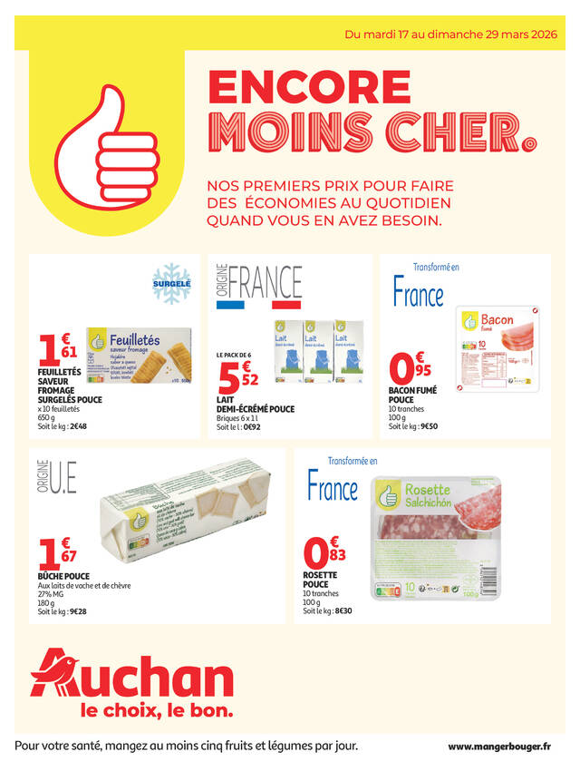 Image d'un catalogue auchan