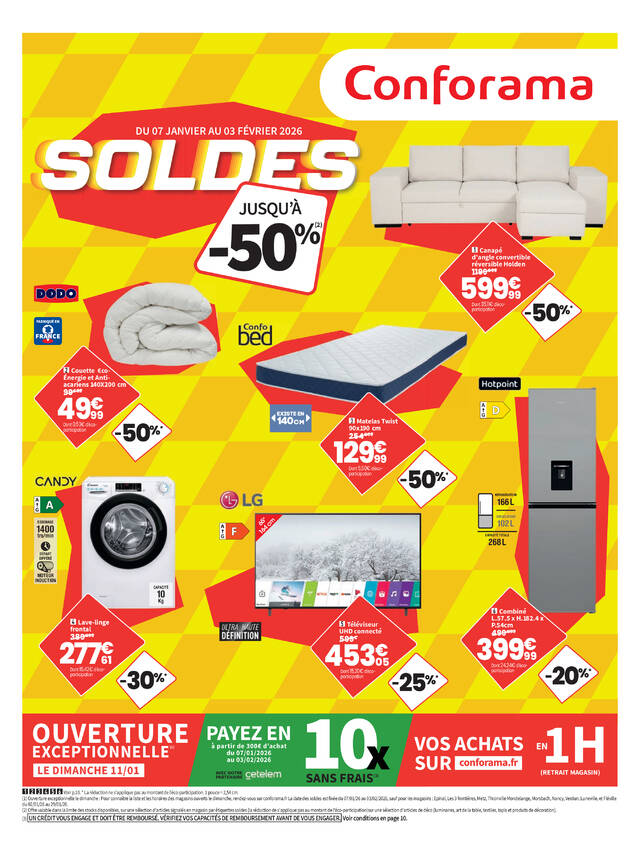 Image d'un catalogue conforama