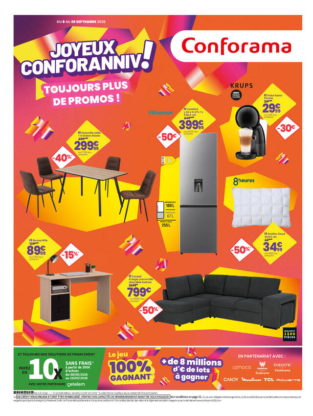 Image d'un catalogue conforama
