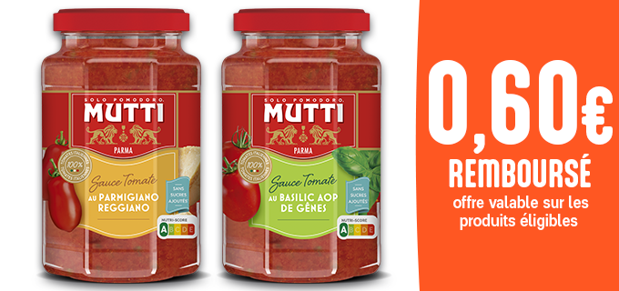 Promotion SAUCES TOMATES CUISINEES