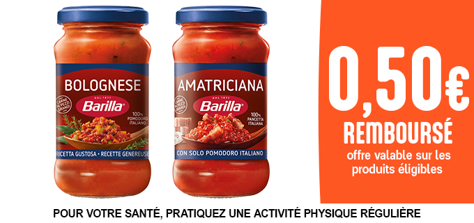 Promotion SAUCES BARILLA