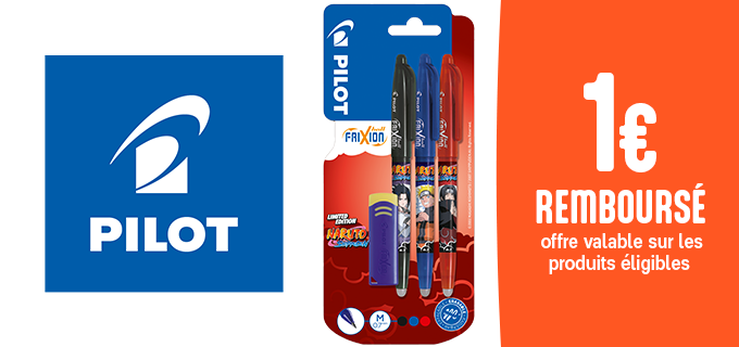 Promotion Stylos FriXion Pilot