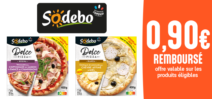 Promotion DOLCE PIZZA SODEBO