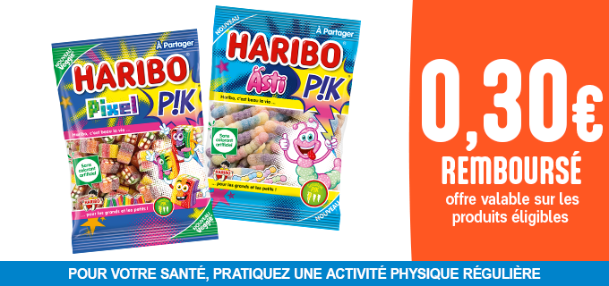 Promotion HARIBO P!K ASTI & HARIBO P!K PIXEL