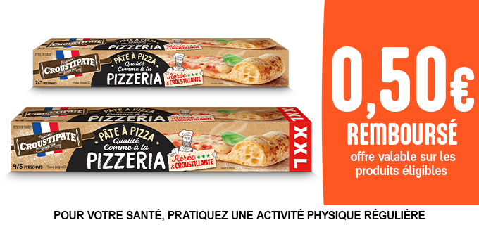 Promotion La qualité comme à la pizzeria