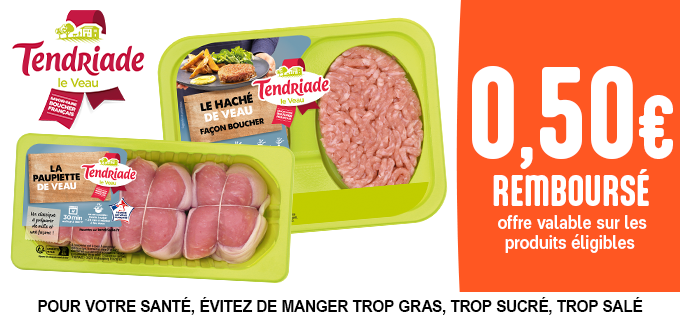 Promotion Veau Tendriade