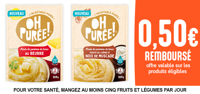 Promotion OH PUREE! SACHET 109g