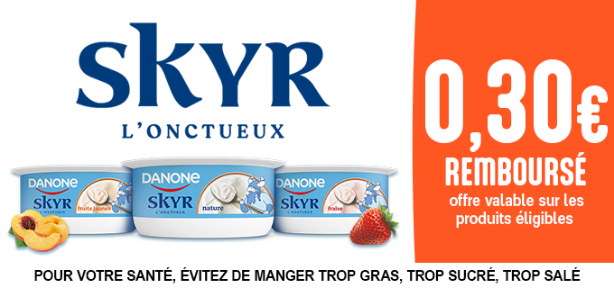 Promotion Danone Skyr Onctueux