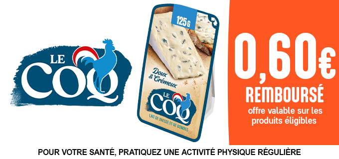Promotion Fromage Le Coq