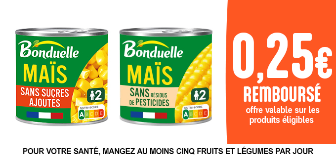 Promotion Le Maïs Bonduelle