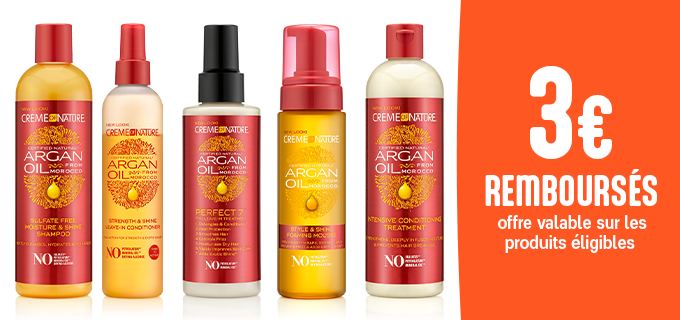 Promotion Soins cheveux bouclés Creme Of Nature