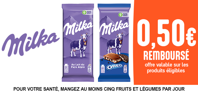 Promotion Tablettes Milka