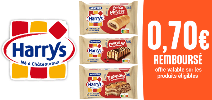 Promotion Gâteaux Moelleux Harrys