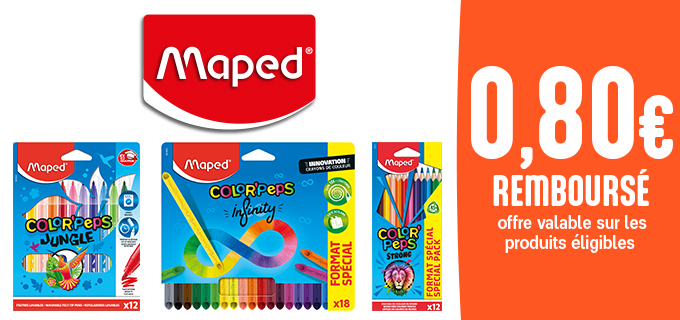Promotion Coloriage chez Maped