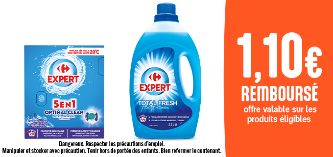 Promotion Lessive Carrefour Expert
