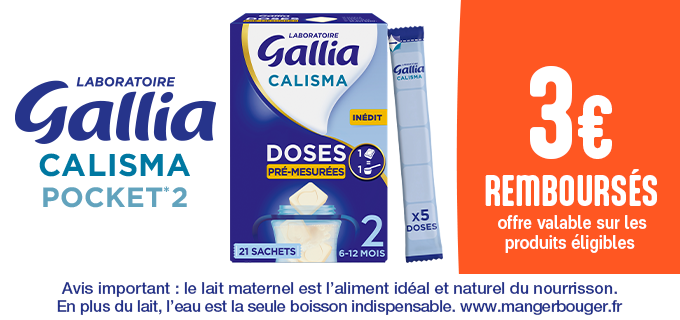 Promotion GALLIA CALISMA POCKET 2E AGE
