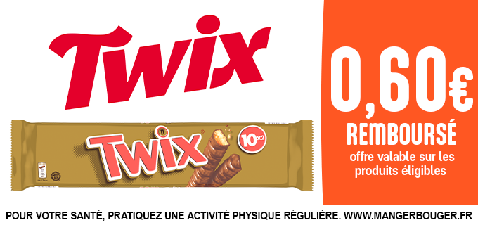 Promotion TWIX, Deux c'est plus qu'un