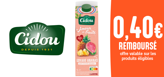 Promotion Cidou Un Amour de Fruits