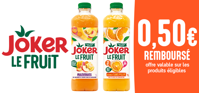 Promotion Joker Le Fruit