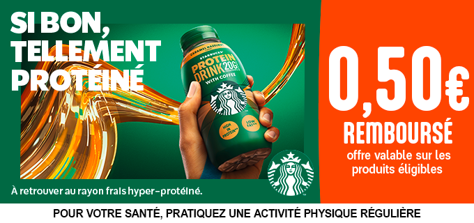 Promotion Starbucks® Protein Drink