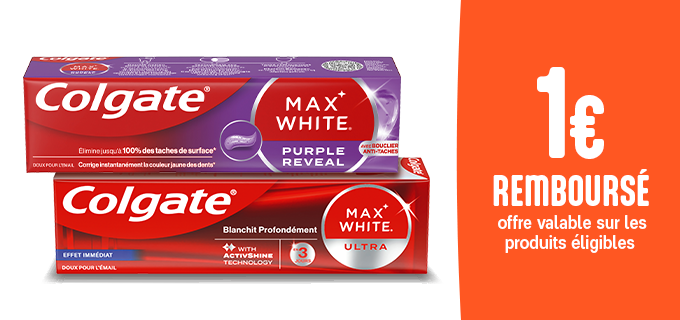 Promotion Colgate Max White
