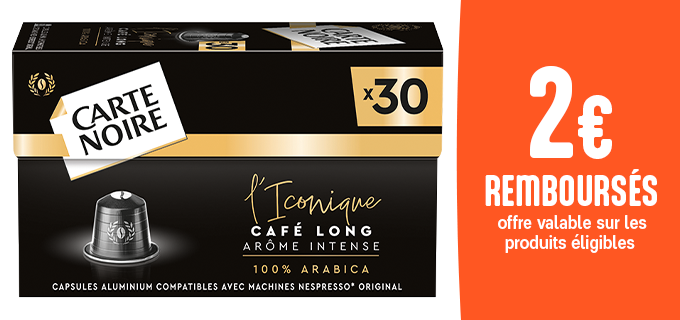 Promotion Découvrez l'Iconique Carte Noire