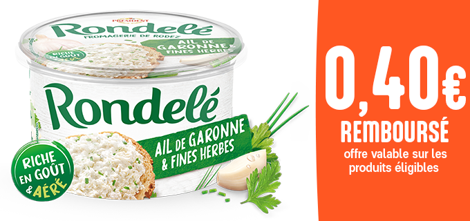 Promotion Rondelé - Gamme 125g