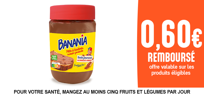 Promotion Pâte à tartiner Banania