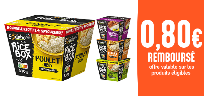 Promotion DE LA DECOUVERTE, DU RIZ, EPICES ET TOUT !