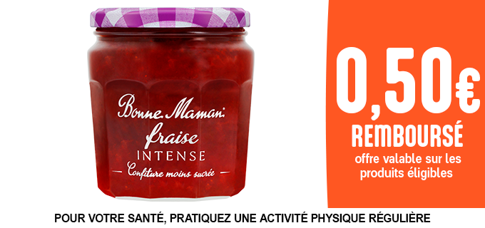 Promotion Confitures Intenses Bonne Maman