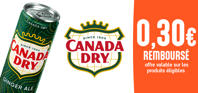 Promotion Canada Dry Ginger Ale
