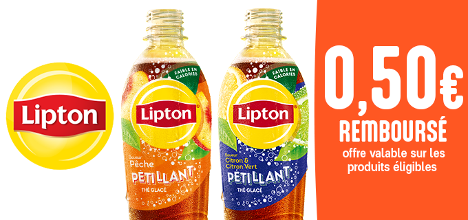 Promotion Lipton Pétillant
