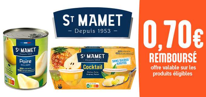 Promotion Coupelle de Fruits Cocktail St Mamet