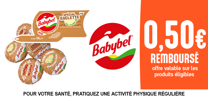 Promotion Découvrez le nouveau Mini Babybel Spécial Raclette