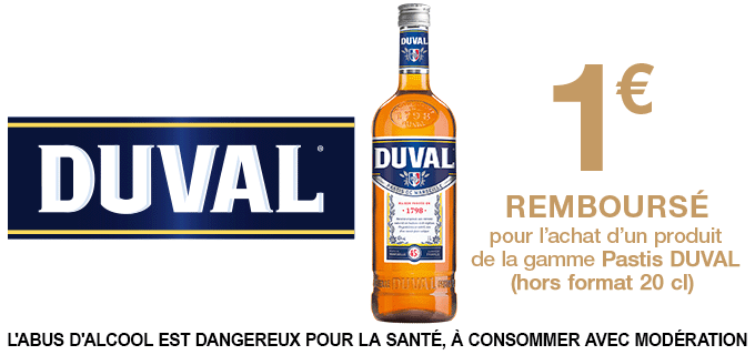 Promotion Pastis DUVAL