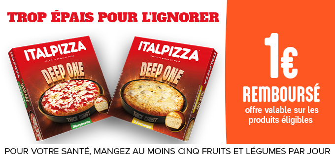 Promotion -1€ sur Deep One