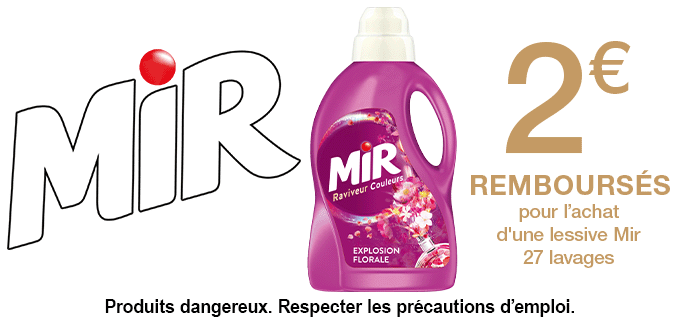 Promotion Mir Lessive Liquide