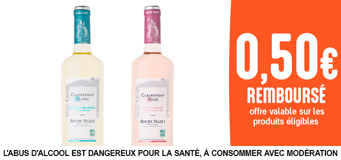 Promotion Clairement rosé