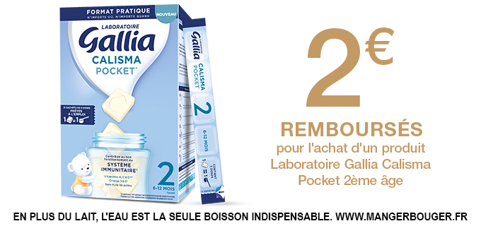 Promotion Lait bébé Gallia