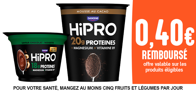 Promotion HiPRO CREMES DESSERT