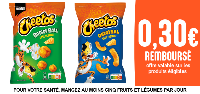Cheetos, Mets du fun* dans ton apéro | Fidme Courses
