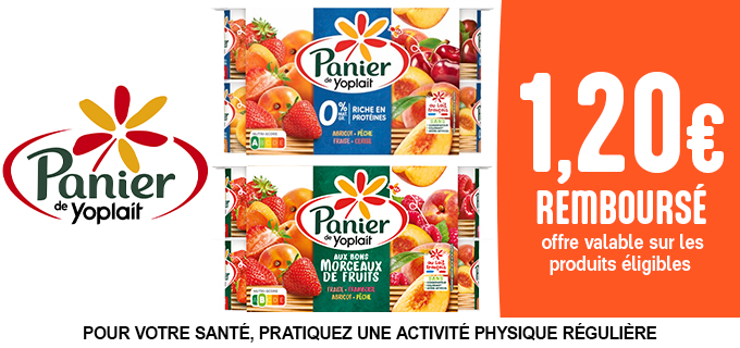 Promotion Panier de Yoplait