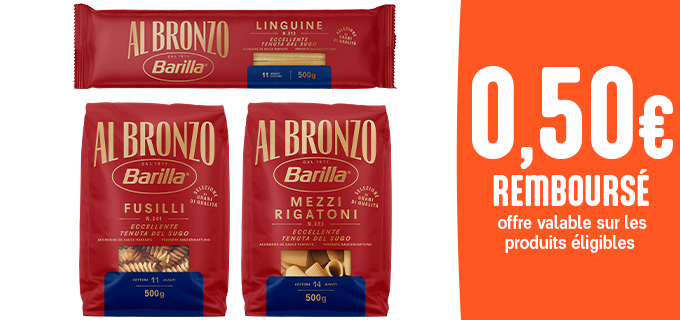 Promotion Barilla Al Bronzo