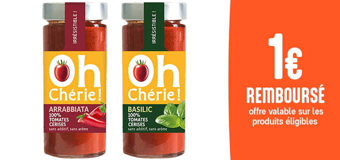 Promotion Sauces Oh Chérie!