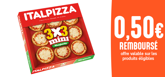 Promotion 3x3 Italpizza