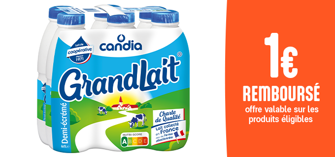 Promotion GrandLait 1/2 écrémé 2025