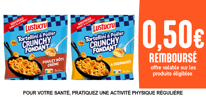 Promotion Tortellini à Poêler