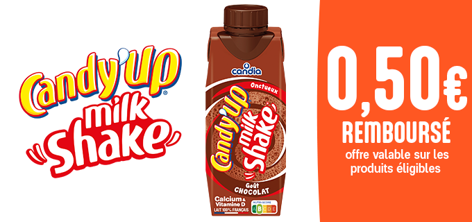 Promotion Candy'Up Milkshake