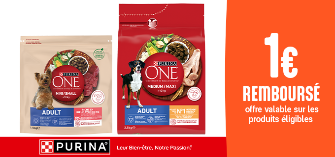 Promotion PURINA ONE® Chien