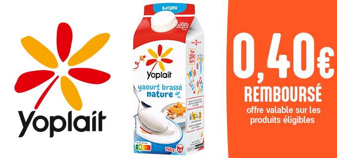 Promotion Yoplait en Brique